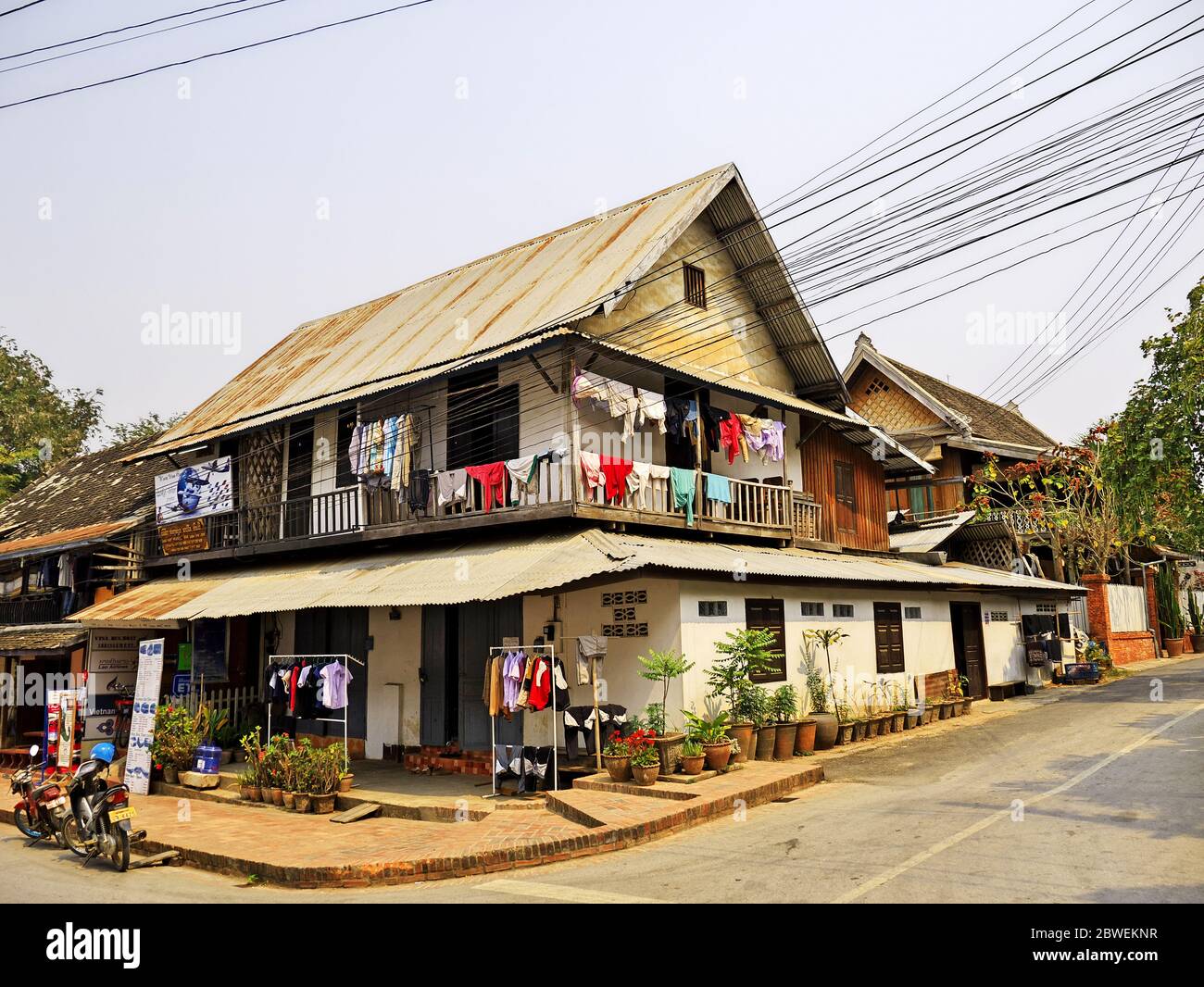 The house in Luang Prabang, Laos Stock Photo Alamy