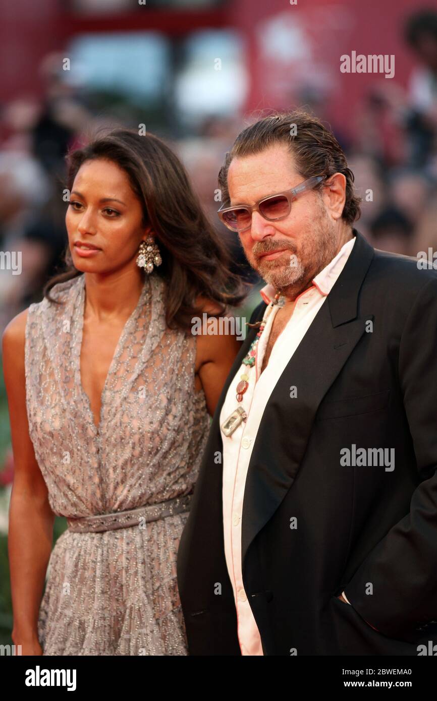 Julian Rabel VENICE, ITALY - SEPTEMBER 02: Rula Jebreal and Julian Schnabel attends ...