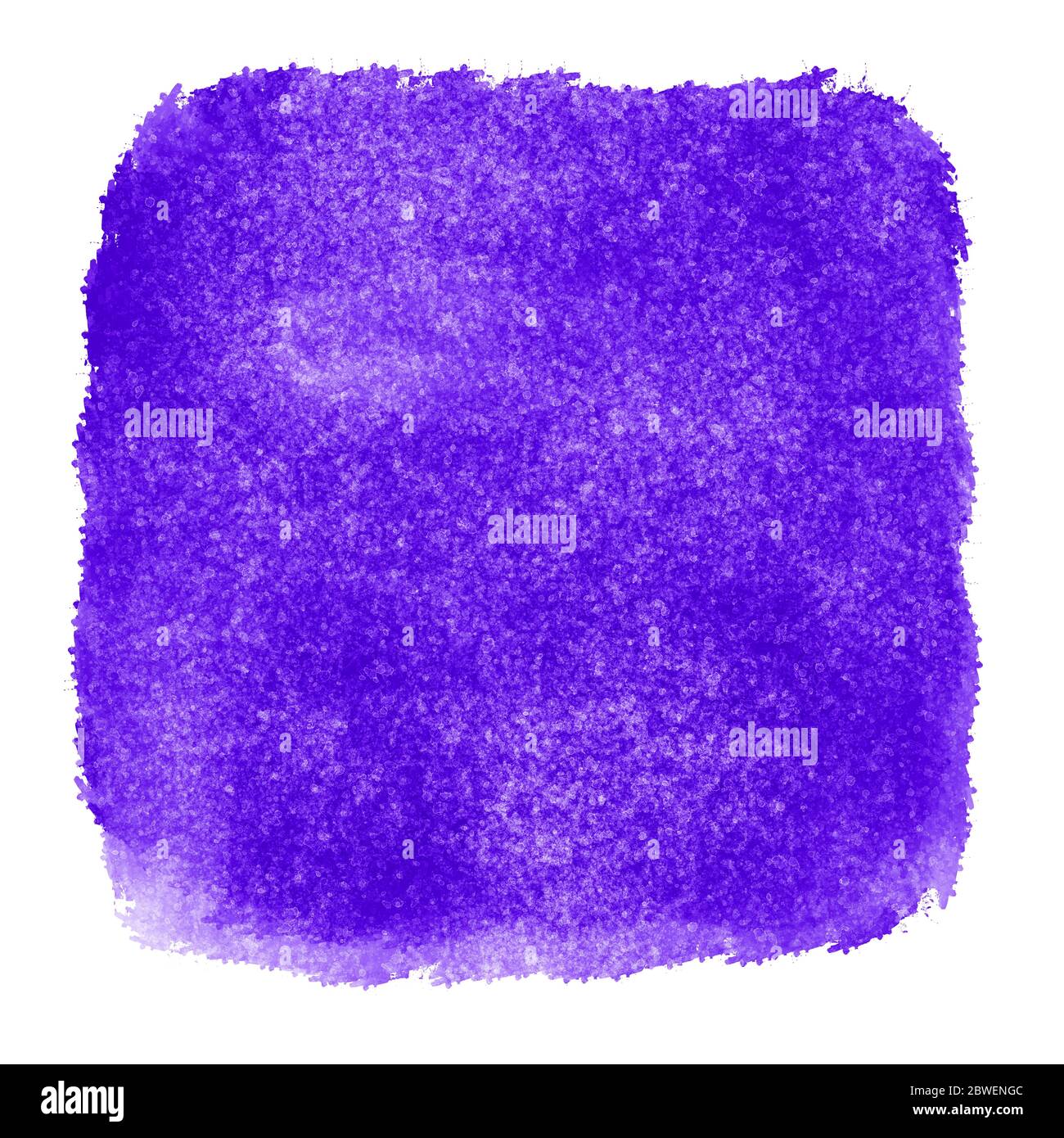 Purple textured backdrop wallpaper background. Hand drawing square watercolor paint on paper. Rugged grunge texture aquarelle hue Stock Photo