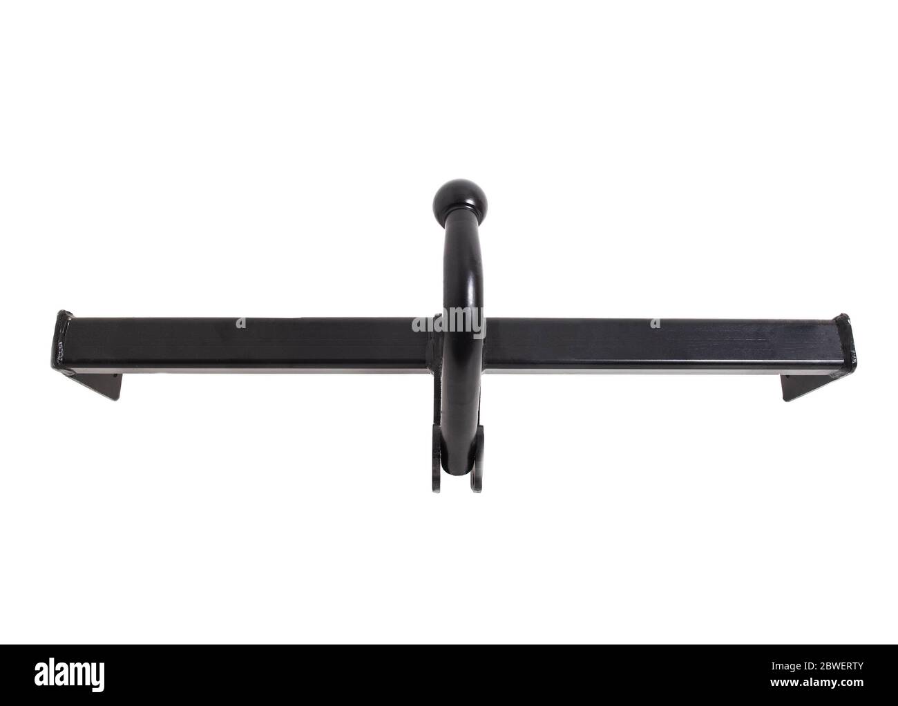 Tow hitch for a passenger car on a white background, isolate. Hitch