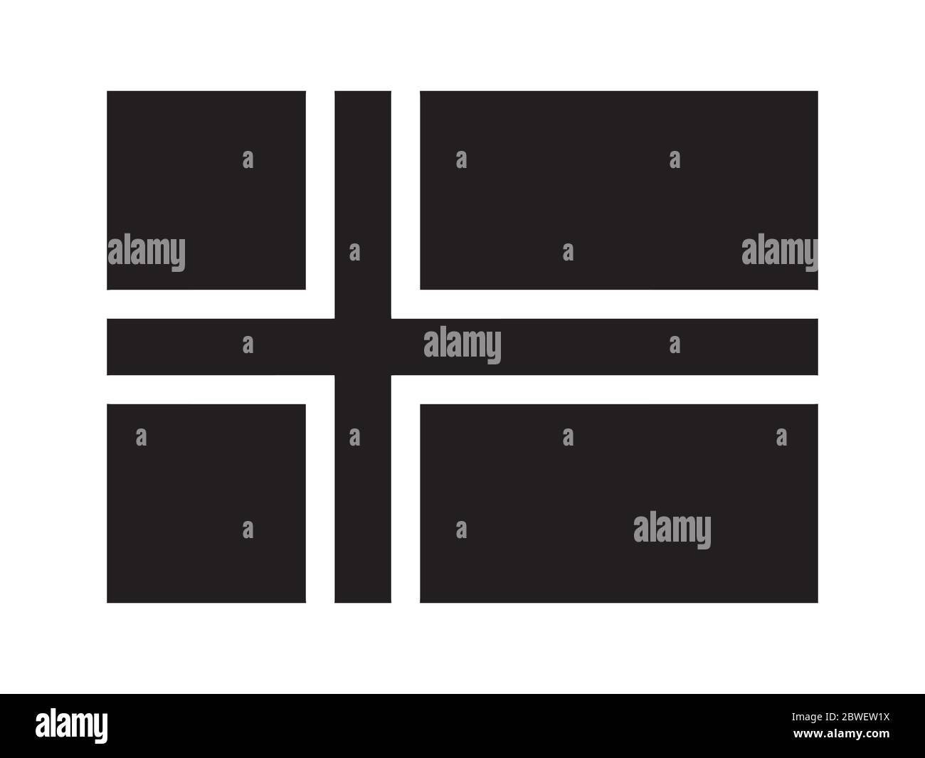 Iceland flag national country Black and White Stock Photos & Images - Alamy
