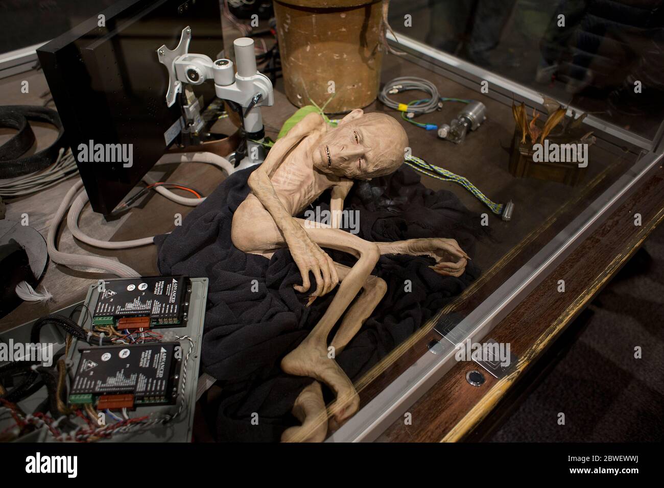 Voldemort S Mangled Soul In Limbo After His Death Harry Potter Studio Tour Backstage Objects Movies Factory Studios London Uk Stock Photo Alamy