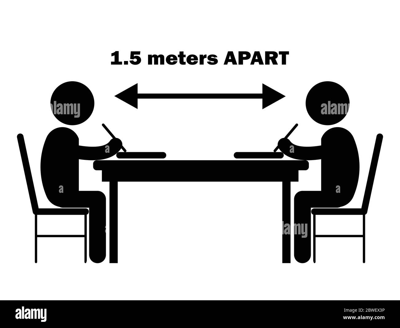 1 5m meters apart Stock Vector Images Alamy 1 5m meters apart Stock Vector Images Alamy