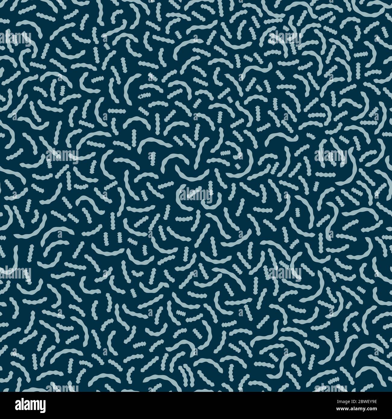 streptocous bacterias seamless vector pattern Stock Vector