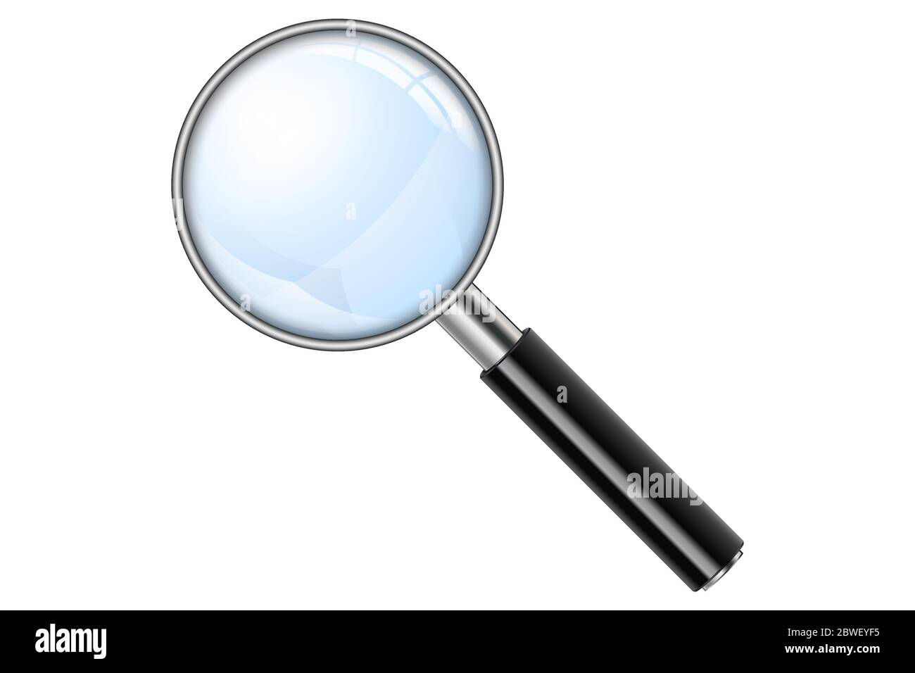 Realistic Magnifying Glass, Magnify Stock Vector Image & Art Alamy
