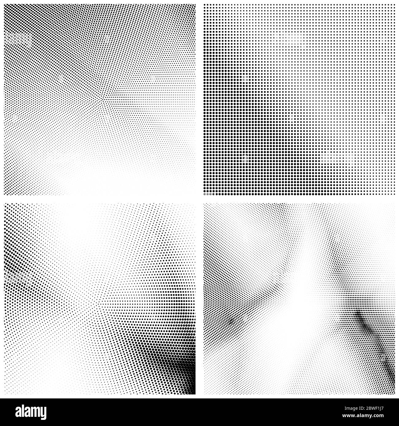 Bwf Pattern Halftone Pattern. Set of Dots. Dotted Texture on White Background ...