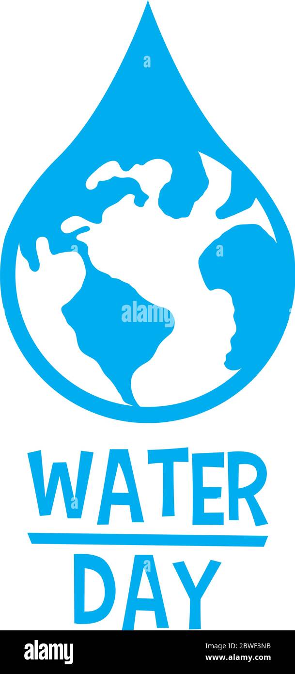 earth planet in water drop Stock Vector Image & Art - Alamy