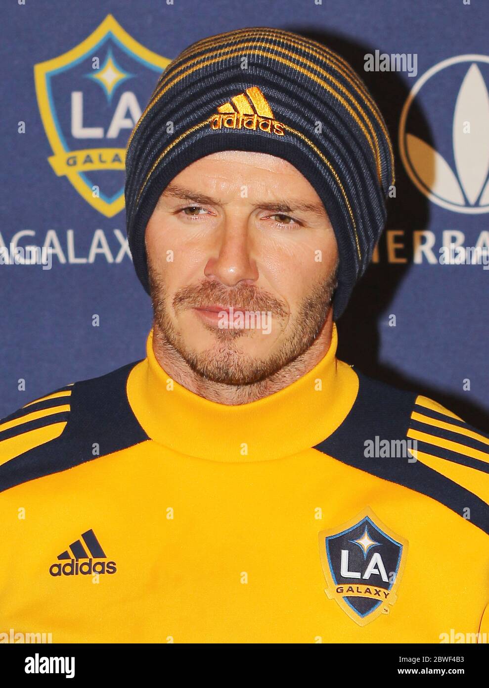 Vintage MLS Adidas LA Galaxy David Beckham Long Sleeve Soccer