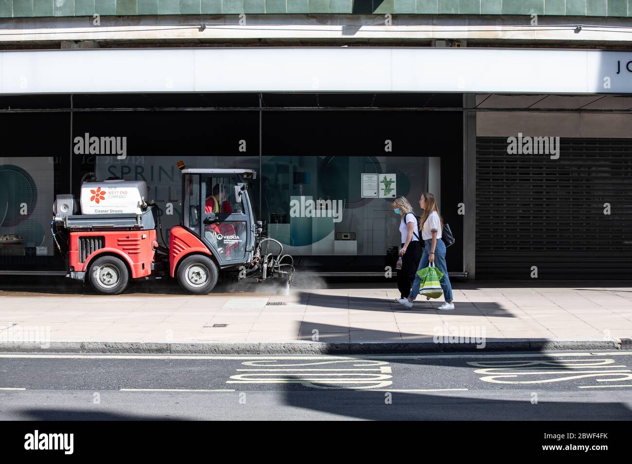 Businesses prepare to reopen on June 15th after the coronavirus lockdown in central London, England, United Kingdom Stock Photo