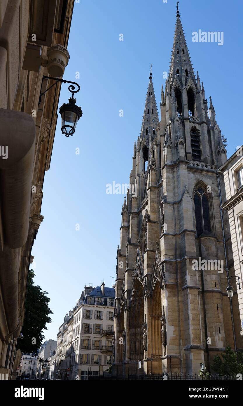 the catholic basilica of Saint Clotilde , Paris, France Stock Photo Alamy