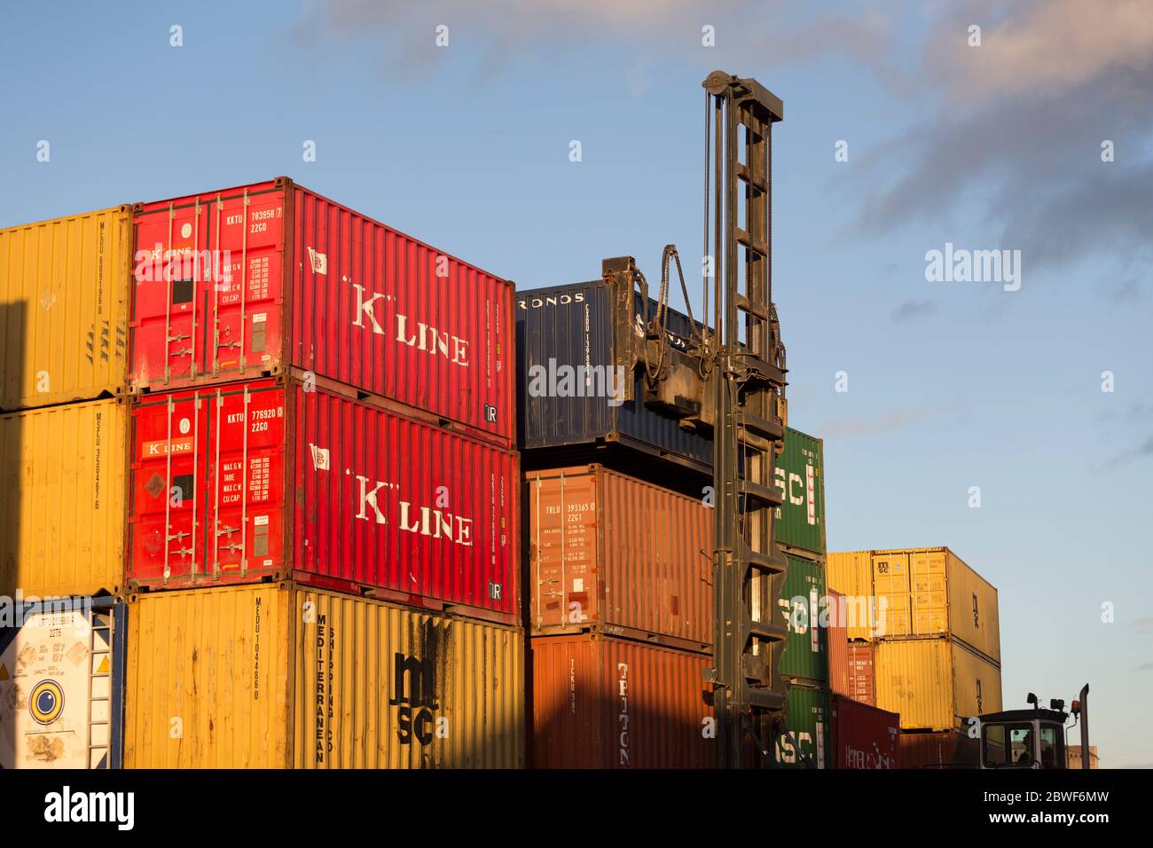 Shipping Container storage and distribution centre in the North East of