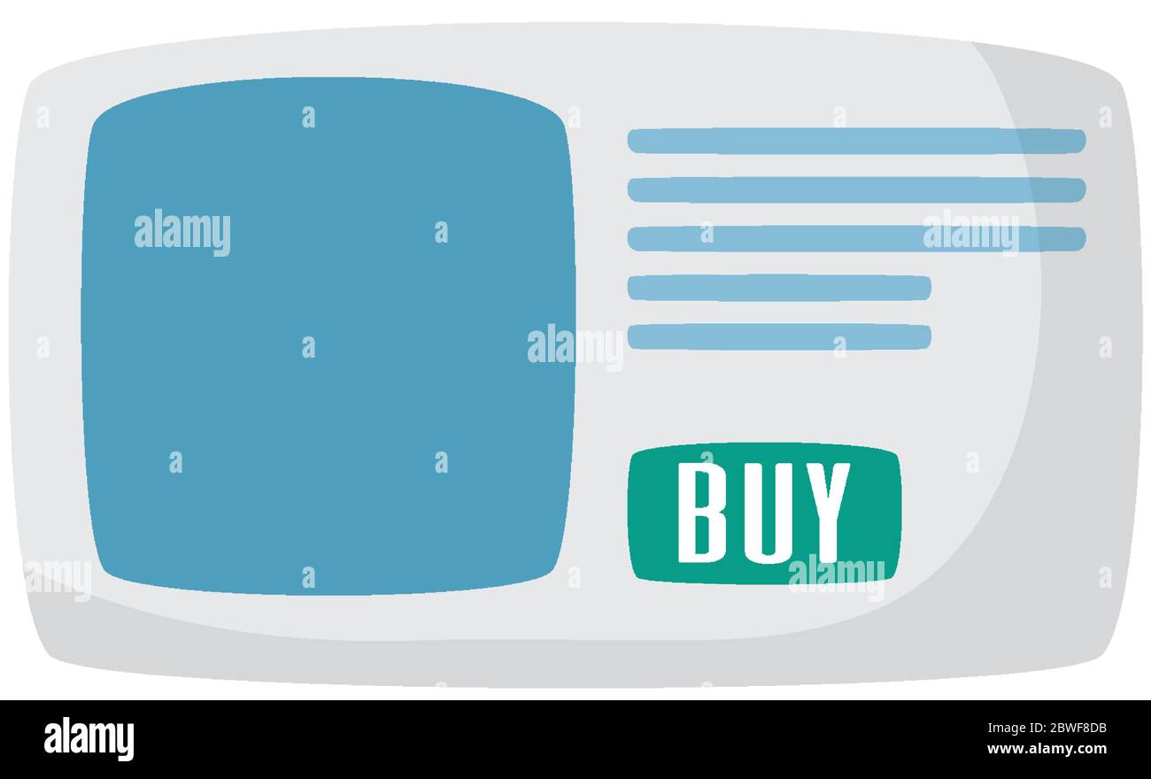 Isolated buy website vector design Stock Vector Image & Art Alamy
