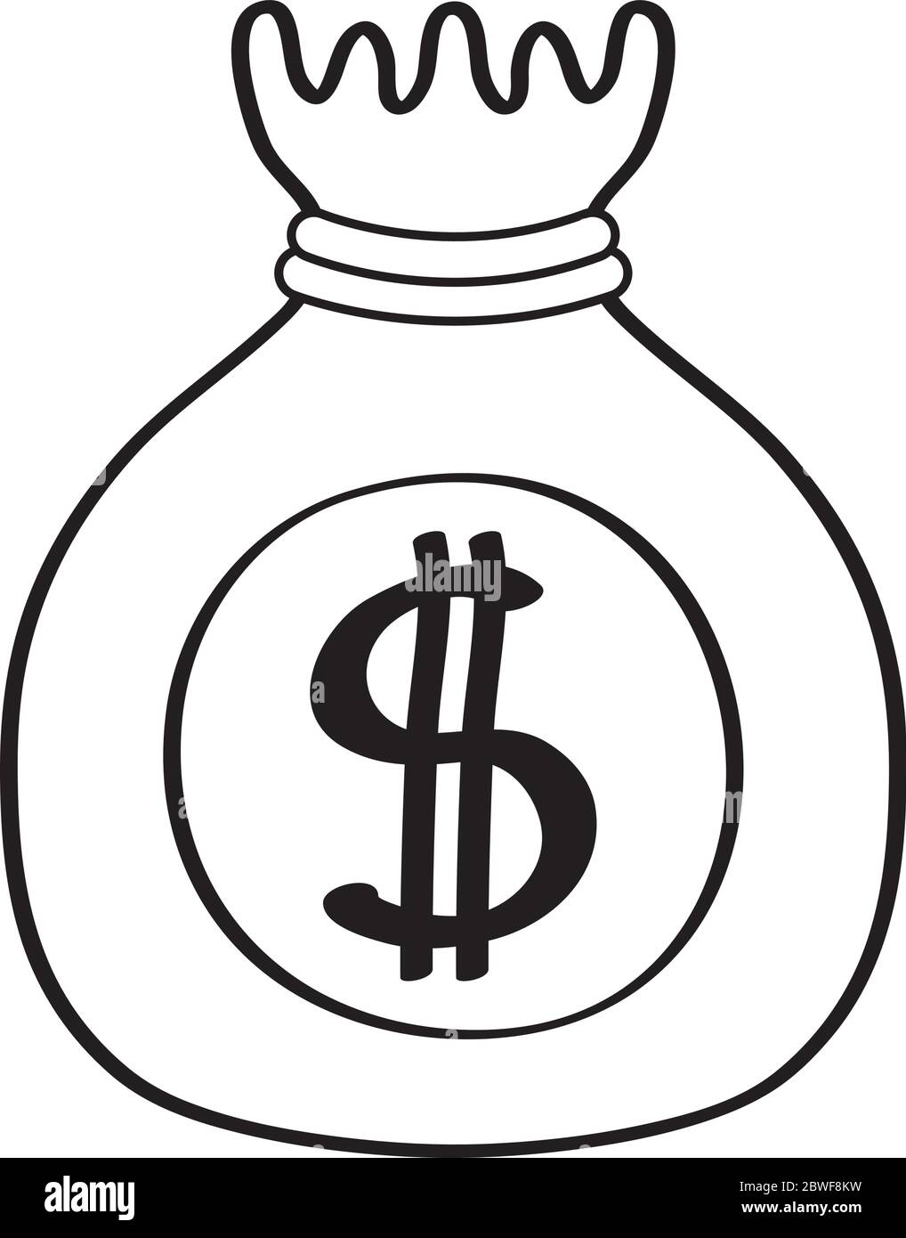 Isolated money bag vector design Stock Vector Image & Art - Alamy