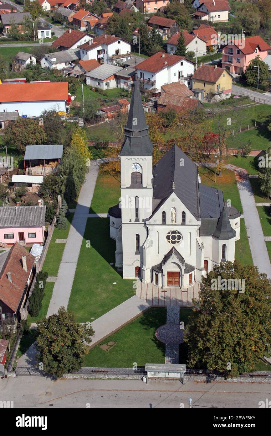 Parish Church of St. Martin in Dugo Selo, Croatia Stock Photo