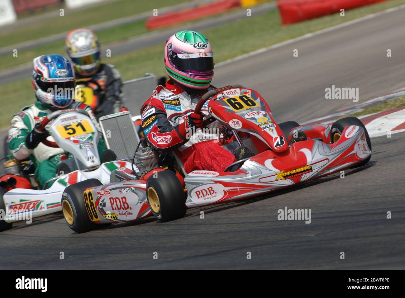 Hitech GP Oliver Oakes during his kart career Stock Photo - Alamy