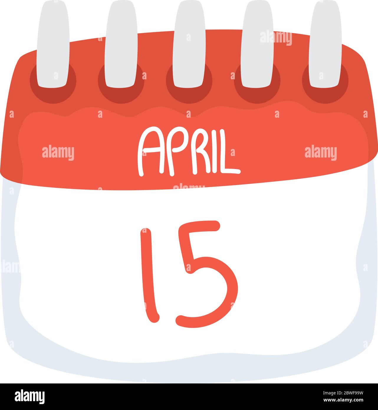 15 april calendar day Stock Vector Images Alamy