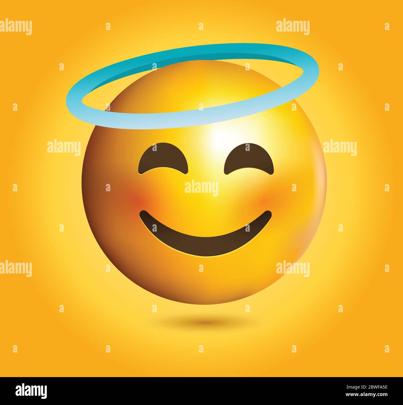 angelic-smiley-stock-vector-images-alamy