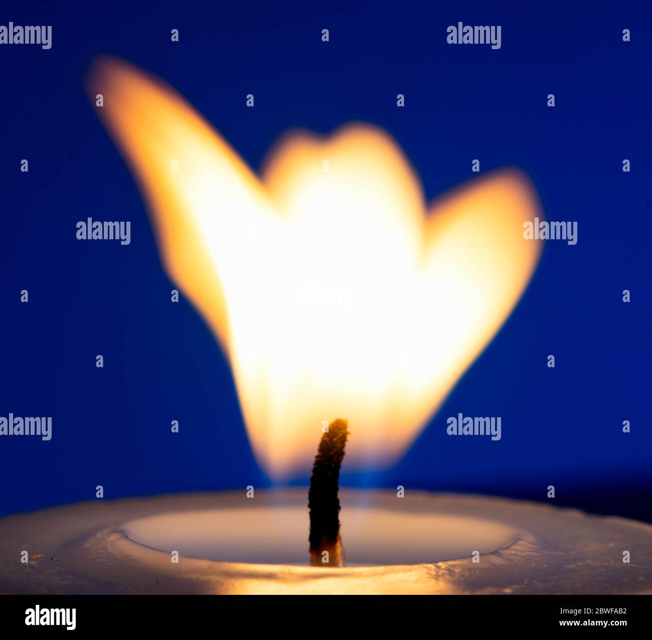 Flames blue background hires stock photography and images Alamy