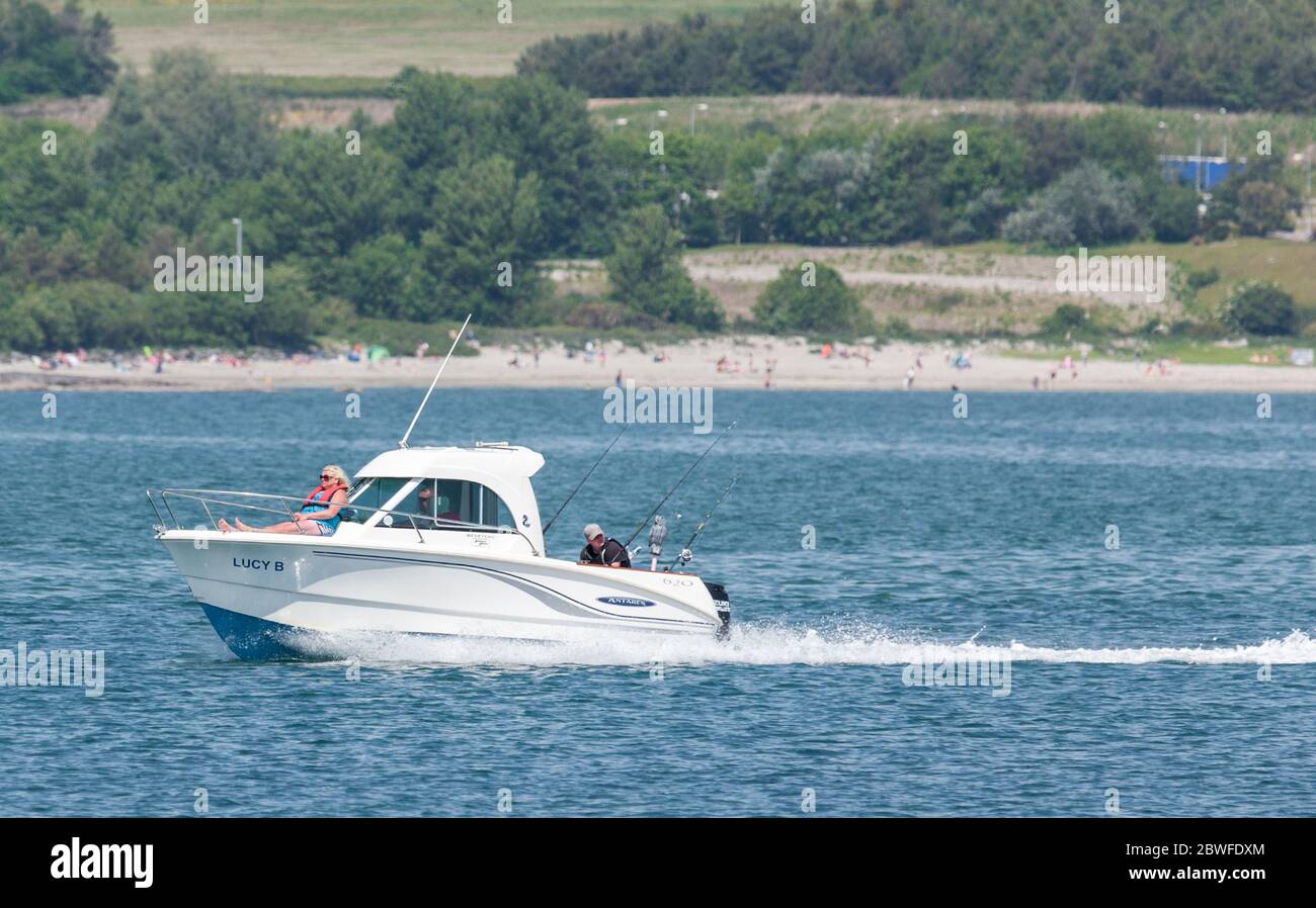 Crosshaven Cork Ireland 01st June 2020 Motor Boat Lucy B Returns After A Trip Out In The Harbour At Crosshaven Co Cork Ireland Credit David Creedon Alamy Live News Stock Photo Alamy
