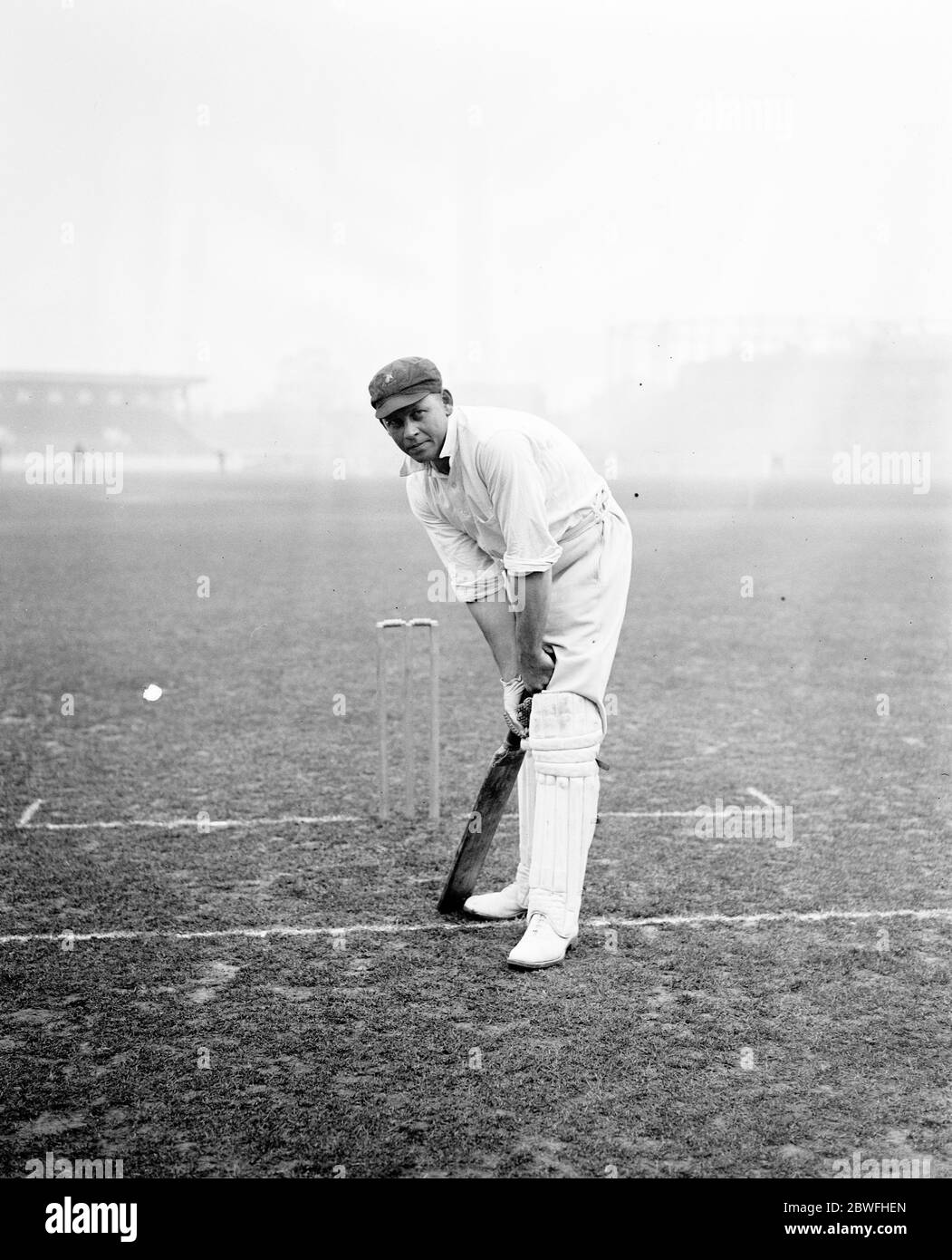 South African cricketers . Cec Dixon ( Cecil Donovan Dixon ) 1924 Stock Photo