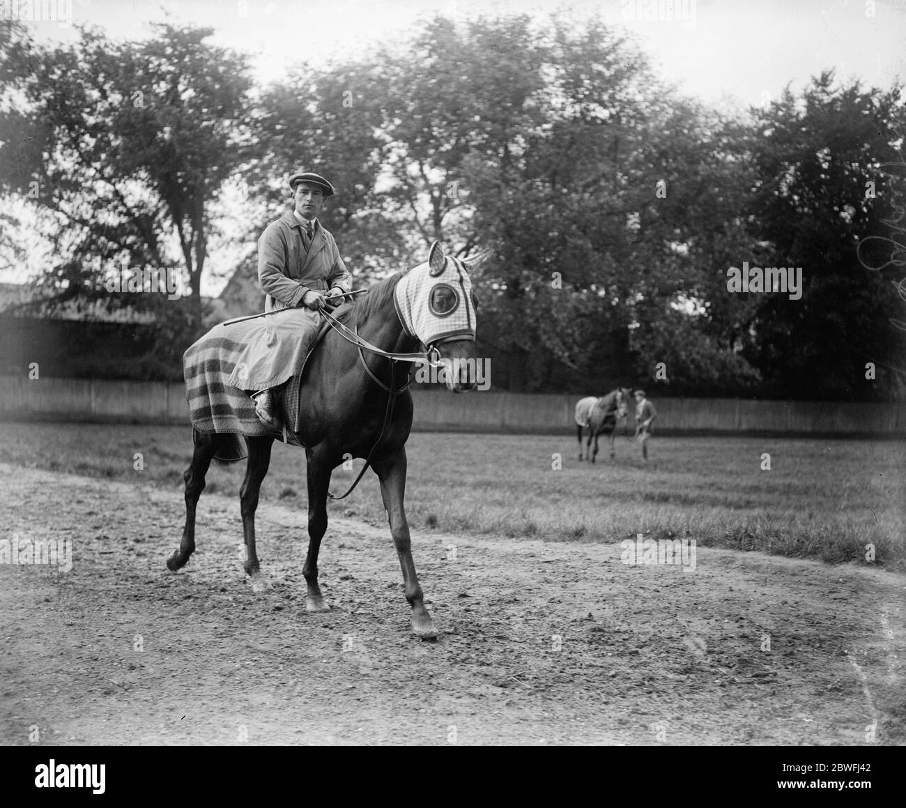 The Epsom Derby Mr B Irish ' s horse , ' Papyrus ' which will be S Donoghue ' s mount in the Derby . 1 June 1923 Stock Photo