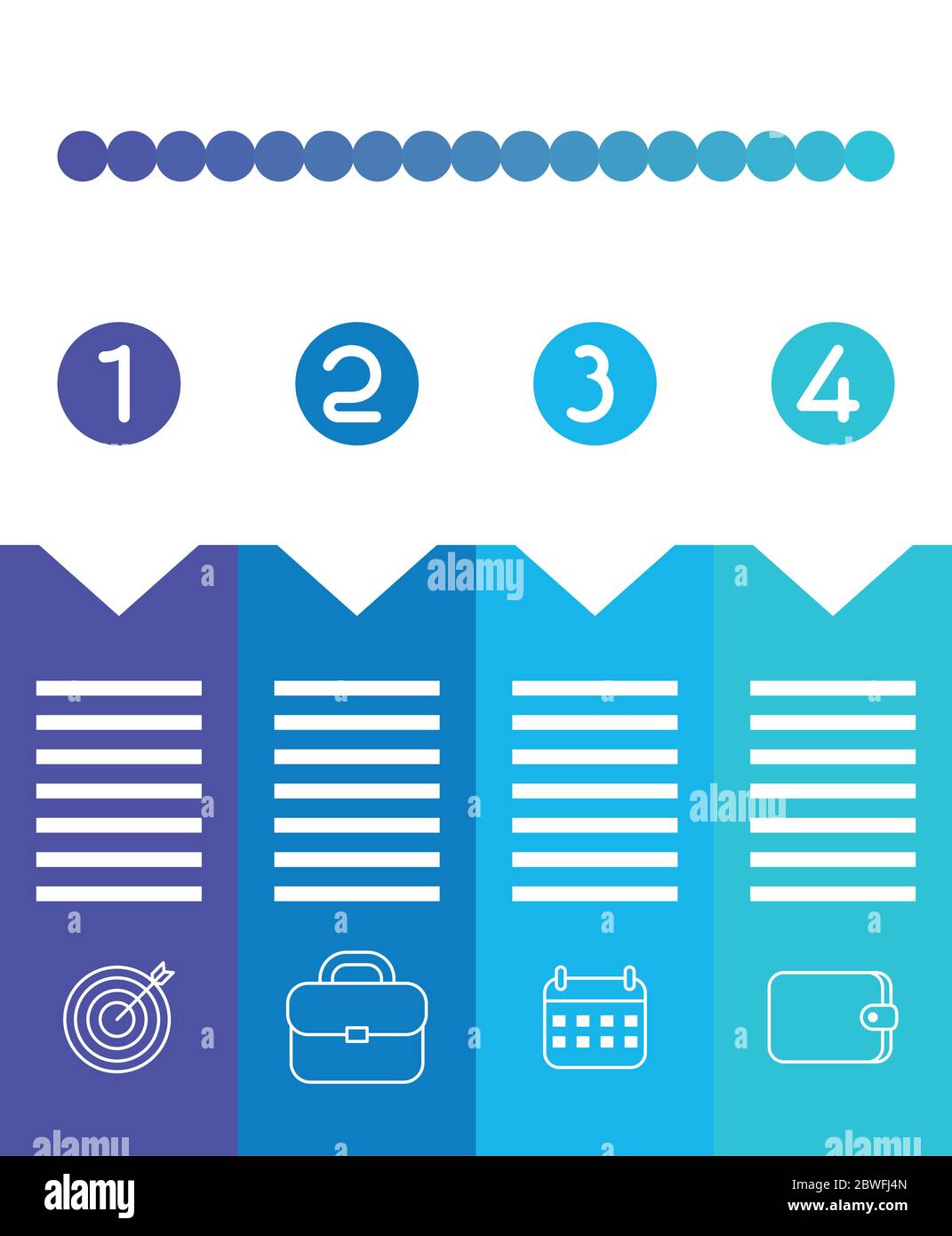 business infographic with numbers icons Stock Vector Image & Art - Alamy
