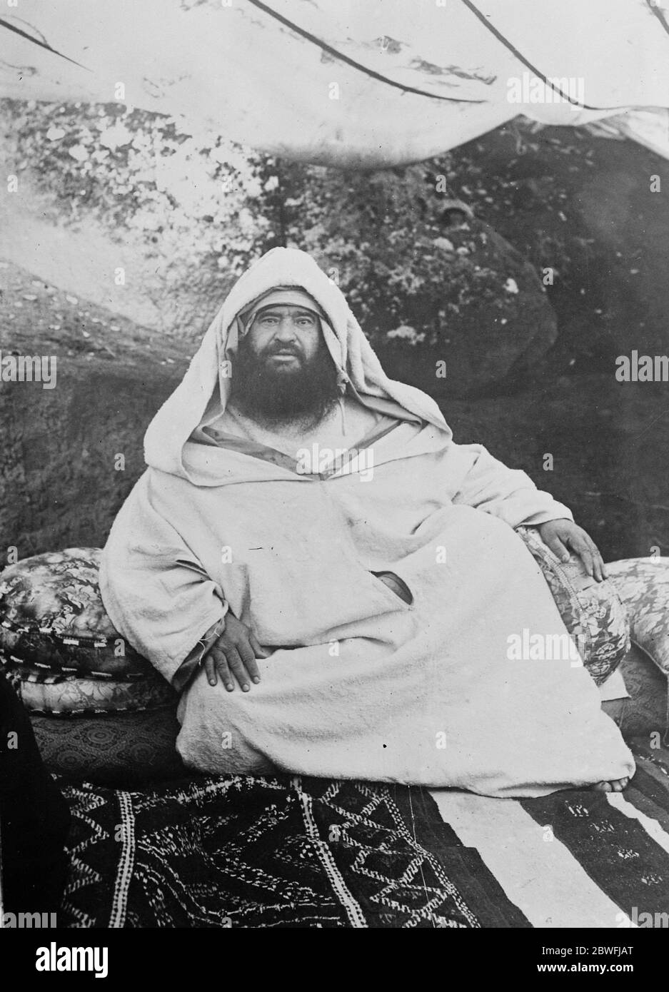 The Spanish campaign . The Sherif Raisuli who is fighting against Abd el Krim . 3 February 1925 Stock Photo