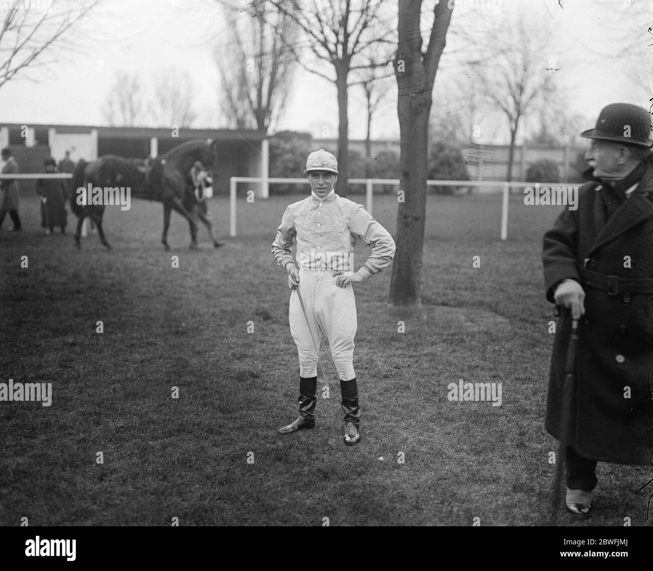 C Elliot, Jockey 1924 Stock Photo