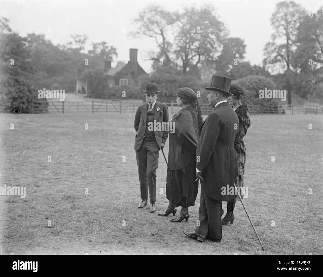 Second International Polo Match England versus America at Hurlingham Prince Jaime , son of the king of Spain 22 June 1921 Stock Photo