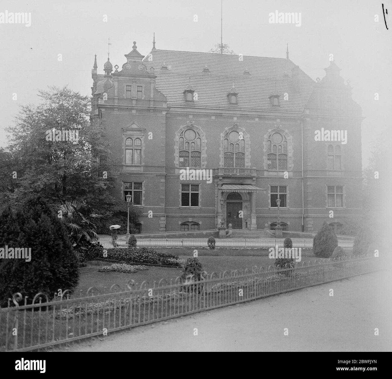 Dantzig , Poland The English commissioners house 24 October 1921 Stock Photo