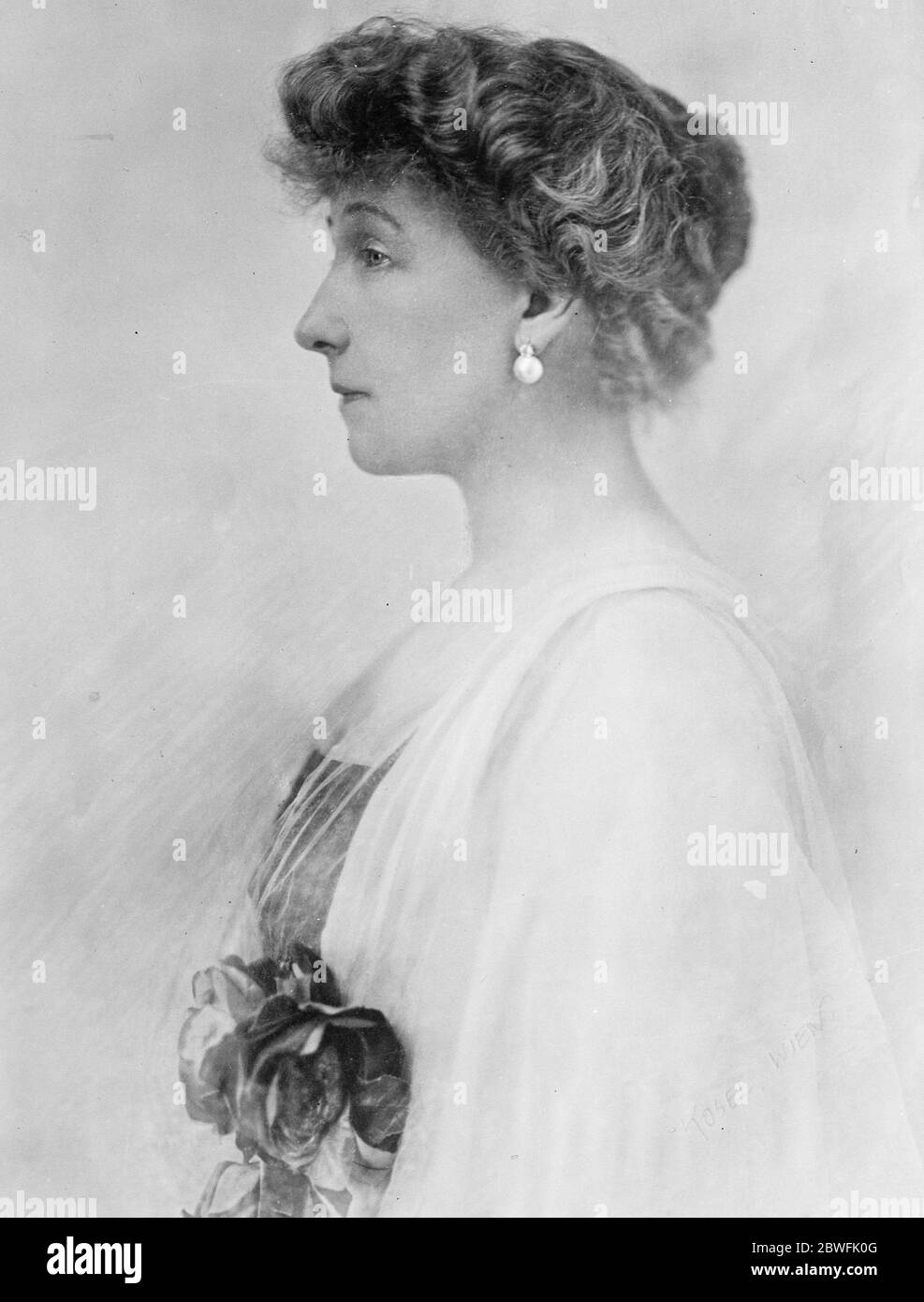 A Hapsburg Ghost Newspaper reports say the ex Crown Princess Stefanie ( Countess Lonyay ) is suffering from hallucinations , being specially haunted by visions of the tragic end at Mayerling of her first husband , the Crown Pince Rudolph of Hapsburg , Germany 2 May 1924 Stock Photo