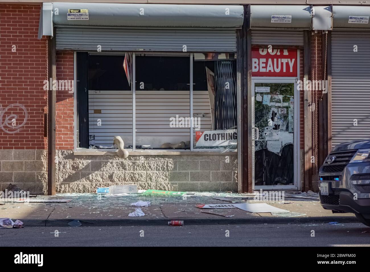 Chicago Riot George 2020 chicago riots hi-res stock photography and images - Alamy