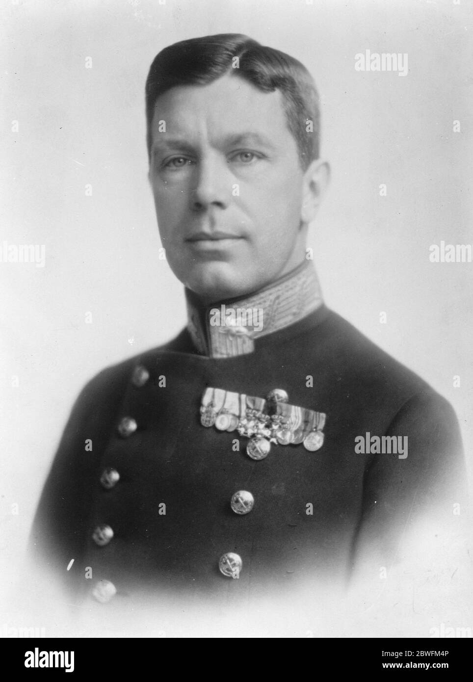A Royal visitor . The Crown Prince of Sweden , who is expected in London in a few days on a visit to his mother in law , the Dowager Marchioness of Milford Haven . 22 September 1925 Stock Photo