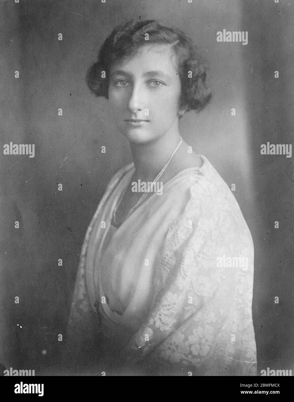 Princess Eudoxia of Bulgaria 24 April 1925 Stock Photo