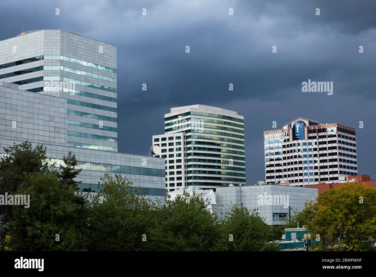 Office buildings in Portland, Oregon, USA Stock Photo Alamy