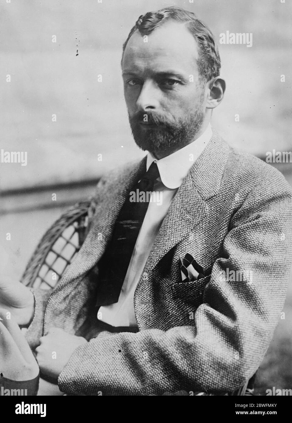 Count Moritz Esternazy . Former Hungarian Premier , who some time ago abandoned politics for Agriculture , but is now once again in the limelight . Another notability involved in the Hungarian banknote plot . 1926 Stock Photo