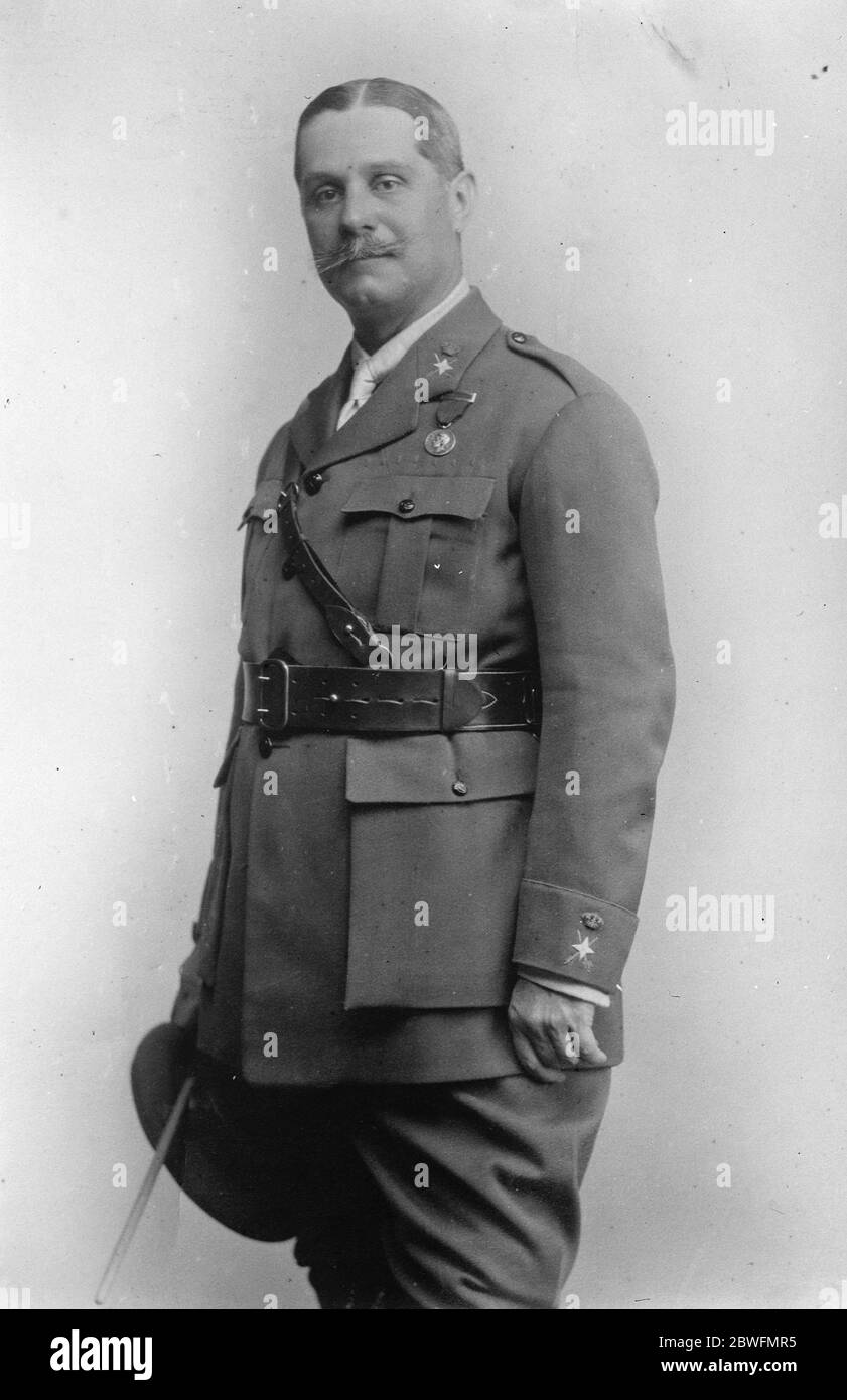 General Saro . 22 September 1925 Stock Photo