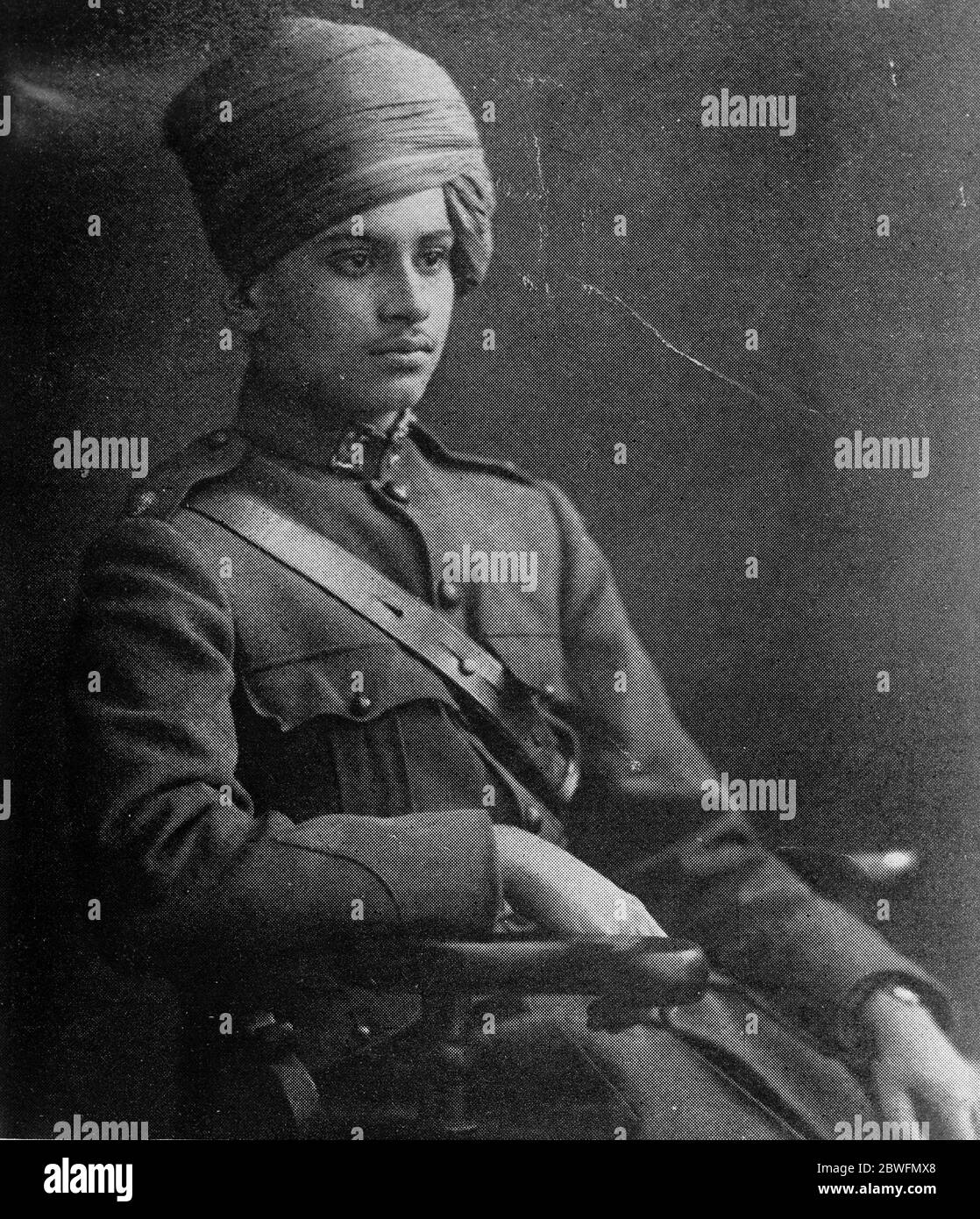 The Maharajah of Jodhpur who is at present in London 14 April 1925 Stock Photo