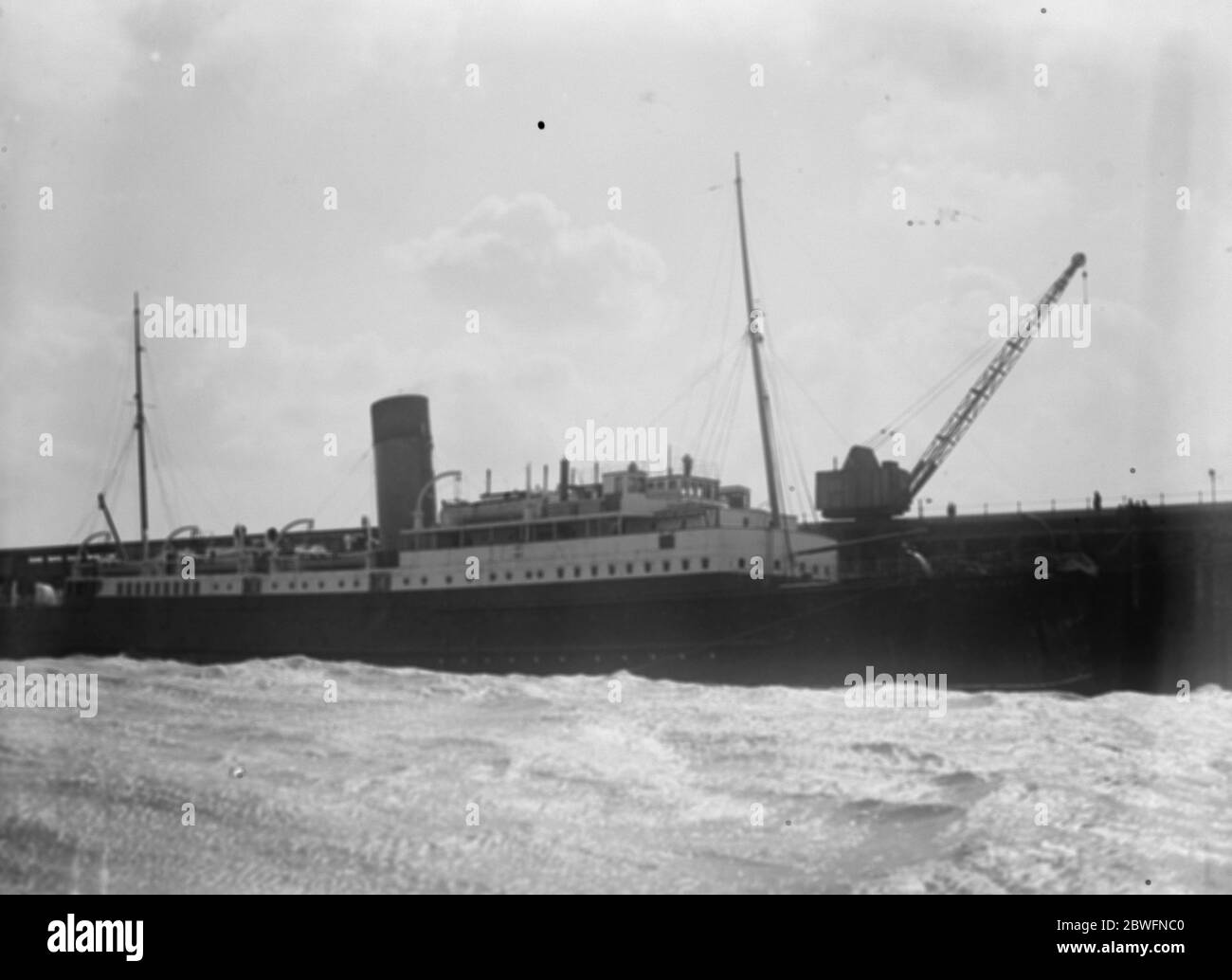 Channel Steamer Maid of Kent , Southern Railways Company , their Cross Channel steamer . 20 March 1926 Stock Photo