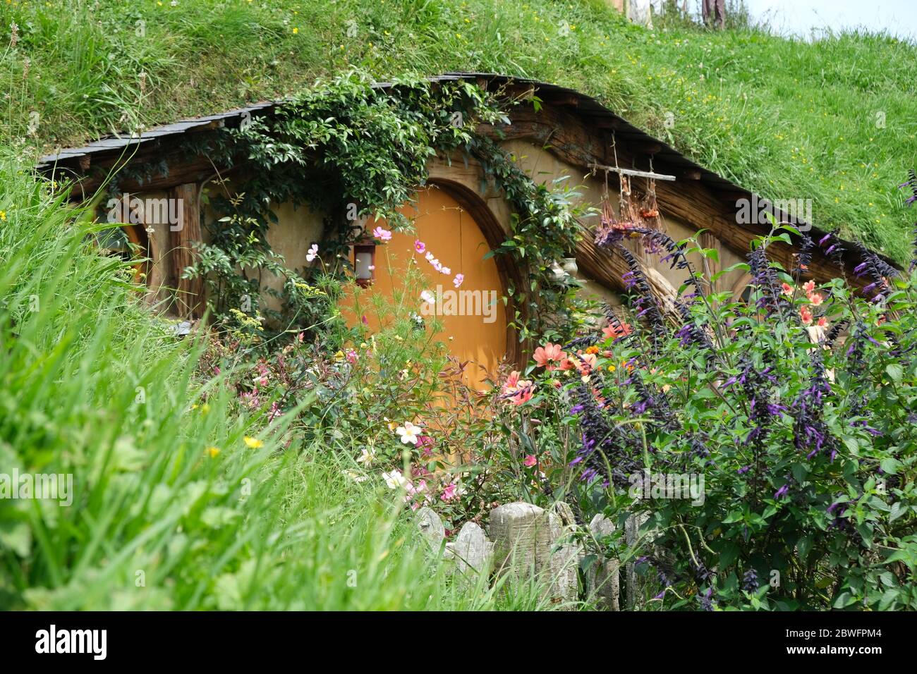 Hobbiton, Middle Earth, New Zealand Stock Photo