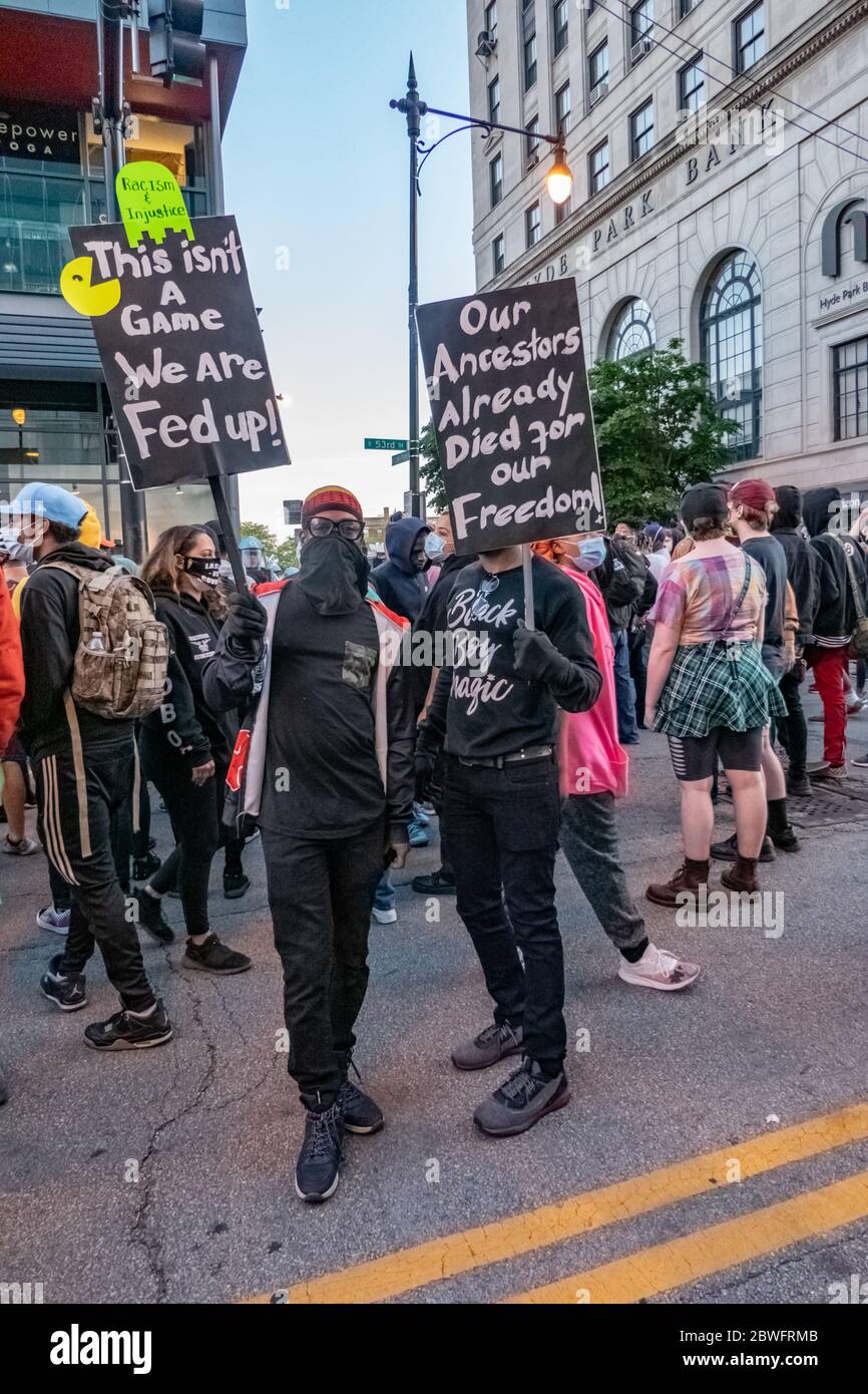 Chicago Riot George Chicago riot 2020 hi-res stock photography and images - Alamy