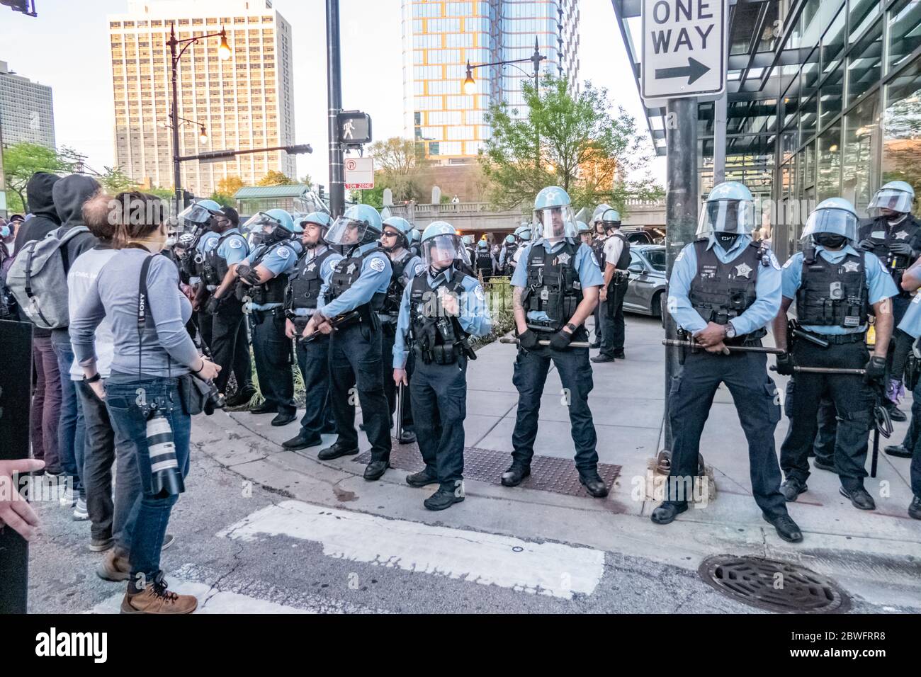 Chicago Riot George Chicago riot 2020 hi-res stock photography and images - Alamy