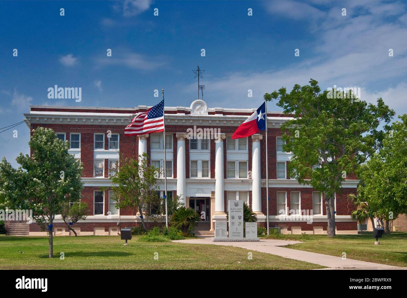 Willacy County Courthouse, Raymondville, Rio Grande Valley, Texas, USA