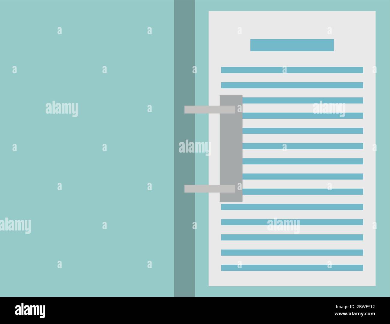 Isolated document paper vector design Stock Vector Image & Art - Alamy
