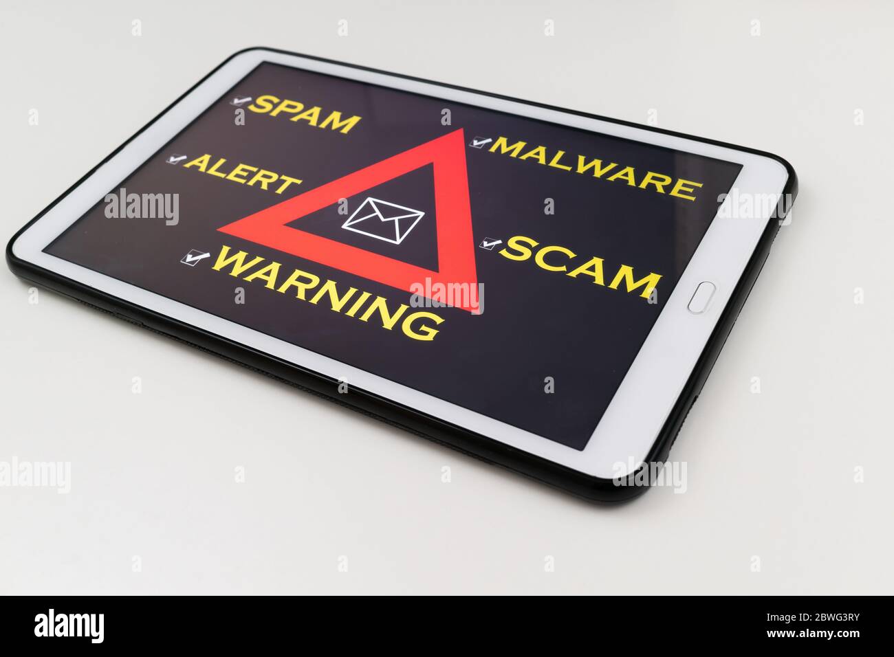internet spam scam security Stock Photo
