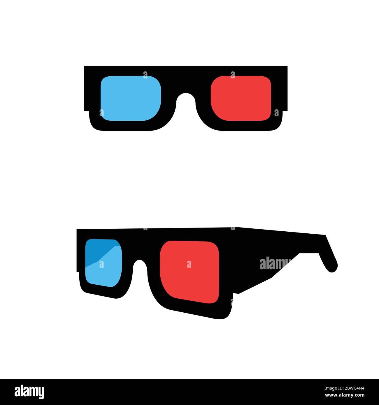 Black glasses cut out Stock Vector Images - Alamy