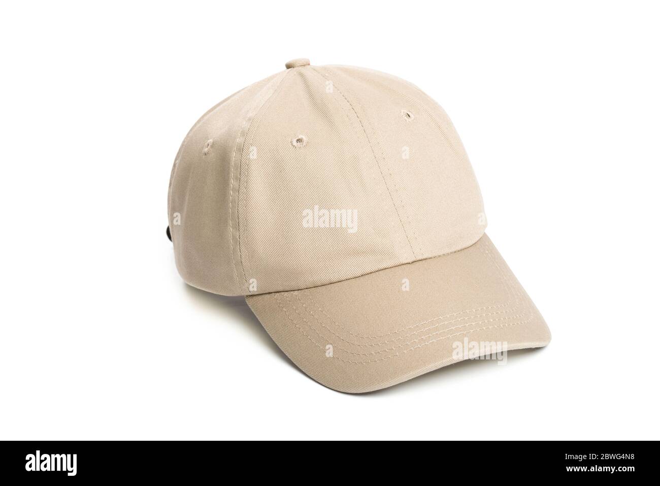 Working peaked cap. Isolated on a white background. Stock Photo