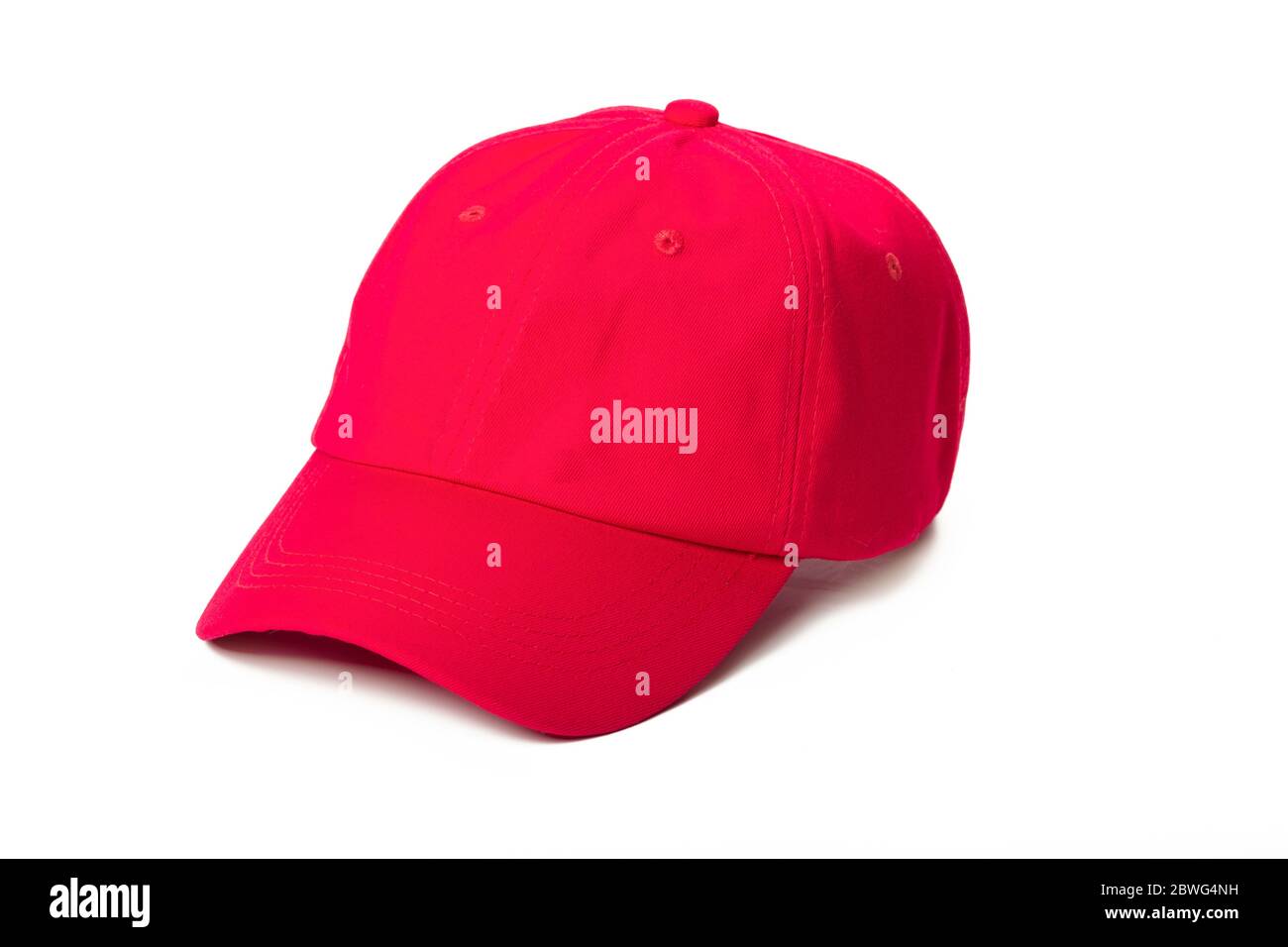 Working peaked cap. Isolated on a white background. Stock Photo