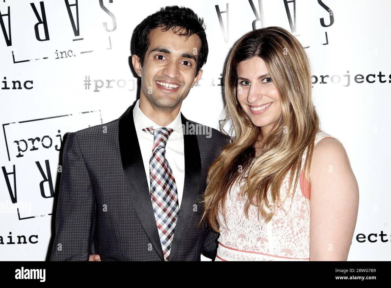 New York, NY, USA. 11 June, 2015. Project Sara Inc. Co-Founder, Viraj Borkar, Associate Producer at NBC Universal's Bravo TV, Chanel Omari at the Launch Of Dining Reconstructed: An Off Menu Experience at The Starrett Leigh Building. Credit: Steve Mack/Alamy Stock Photo
