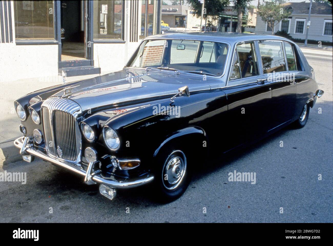 Classic Car: 1970 Royal Daimler Limousine owned by Howard Hughes. Stock Photo